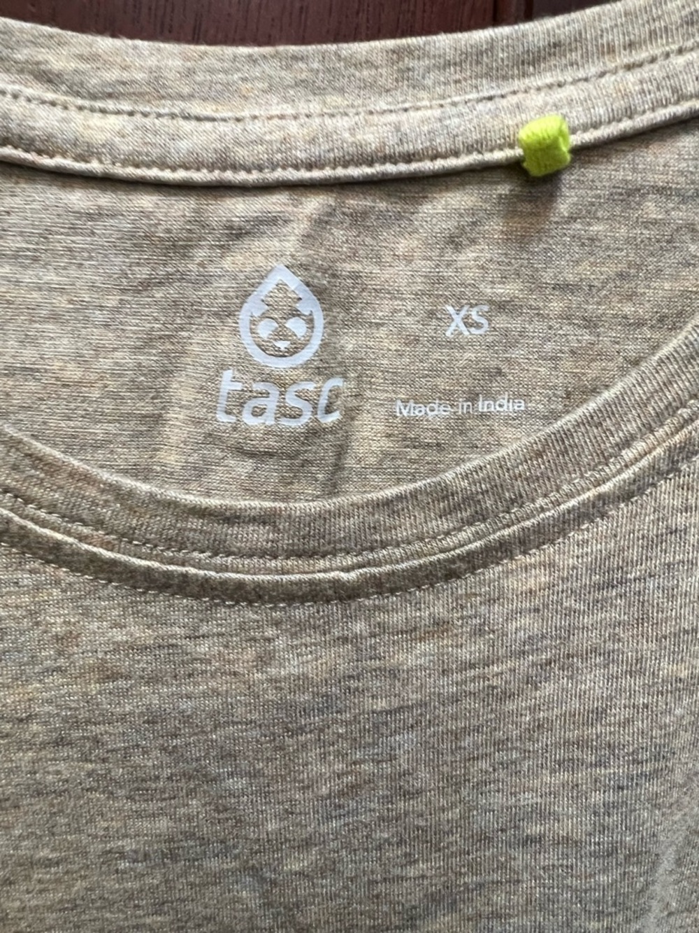 Tasc XS Nola Heathered Oatmeal Tank - Picture 2 of 3